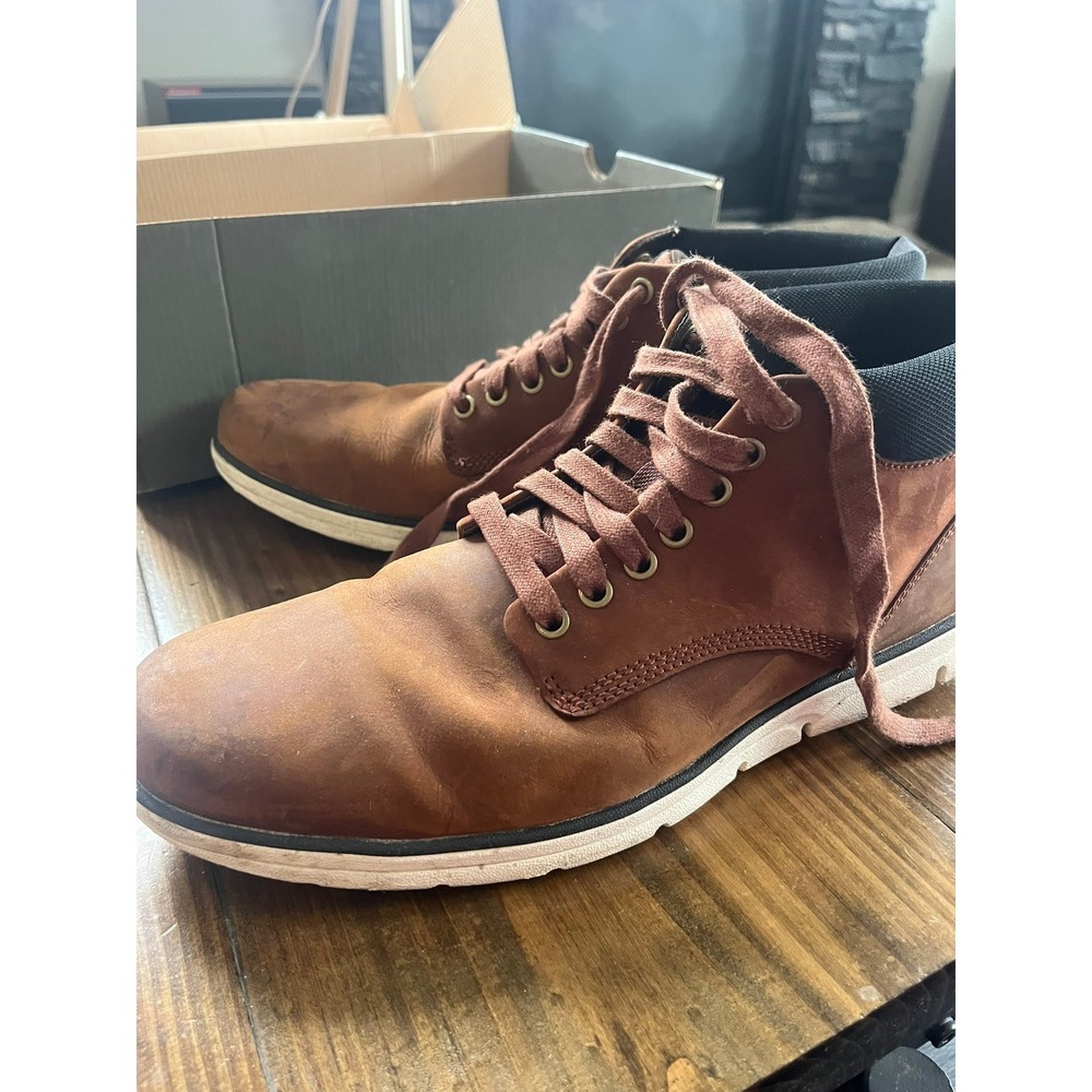 Timberland Killington Chukka Brown Leather Boots SensorFlex A13EE Mens 10.5 - Picture 9 of 14